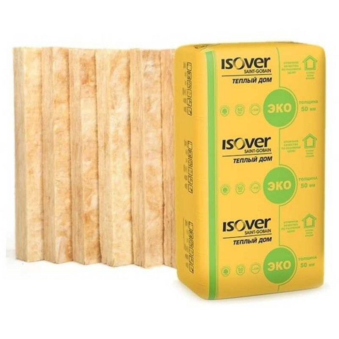 Утеплитель Isover Изовер Тёплый Дом Плита 50х610х1170 в Подпорожье
